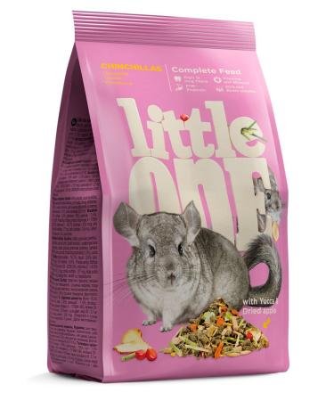 Little One Complete Food for Chinchillas 900 gram with Yucca & Dried apple 900 g (1 pack)