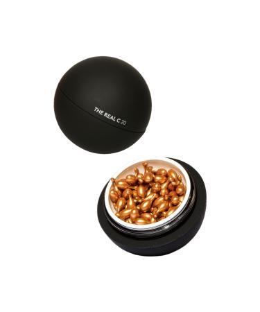 COCUNAT | The Real C 60 Days | Pure 20% Vitamin C to provide brightness elasticity reduce wrinkles and spots | Anti-aging |Firmness | Proven results |Ascorbic Acid | Skin Cycling | 60 pearls 19.4ml.