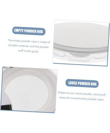 PACKOVE Body Mirrors 2pcs Box Loose Powder Box Makeup Containers Empty Cushion Compact Case 5g Powder Case Foundation Box 7.5x7.5cm Colorful - Buy Online on SooperMarket.com