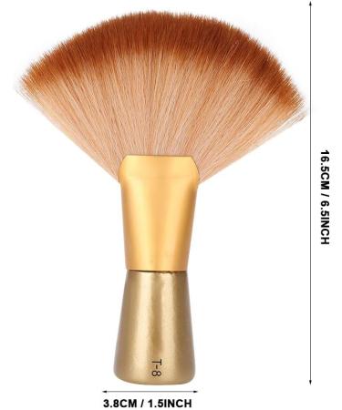 Soft Fan-shaped Brush Barber Hair Cutting Salon Neck Face Duster Brush Stylish Hair Cutting Tools Hairdressing Attachment with Handle Suit for Stylist Barber - Buy Online on SooperMarket.com