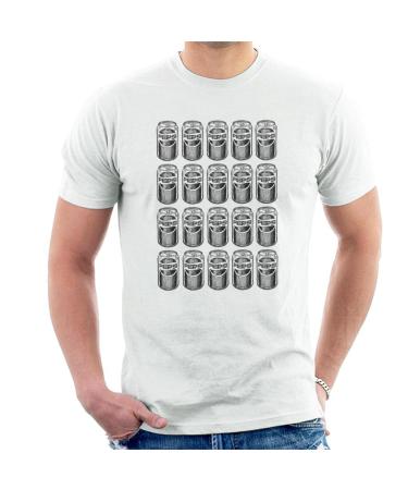 All+Every Pepsi 80s Can Pop Art Men's T-Shirt L White