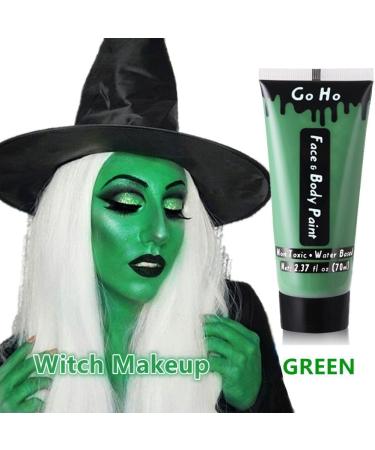 Go Ho Green Cream Face Body Paint - Water Based 2.37 Oz (70ml) for Adults & Children | SFX Cosplay, Halloween, St. Patrick's Day - Buy Online on SooperMarket.com