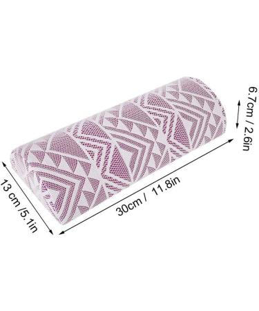 Not Deformed For A Long Time Nail Art Pad Soft Nail Art Hand Pillow for Home Beauty Salon(Purple geometry) - Buy Online on SooperMarket.com