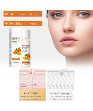 Turmeric Face Toner Dark Spots Skin Toner for Face Turmeric Hydrating Face Toner for Dry Skin Turmeric Oil Toner Serum Reduce Dark Spots & Acne Toner Moisturiser Day & Night Use 150 ml - Buy Online on SooperMarket.com