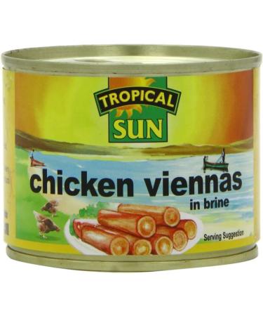 2 x Tropical Sun Chicken Viennas Original 12 x 200g