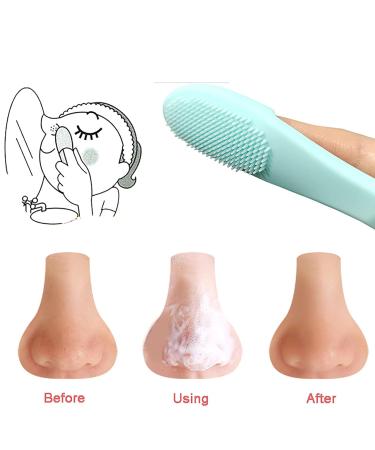 5-Pack Soft Silicone Facial Cleansing Brushes - Gentle Cleanser for Blackhead Removal and Massage - Buy Online on SooperMarket.com