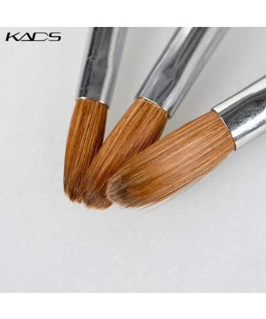 Kads Kolinsky Acrylic Nail Brush - Rosewood Nail Art Tool for Professional Manicure | International Shipping - Buy Online on SooperMarket.com