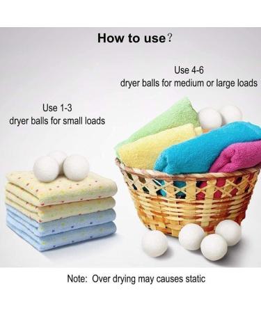 PLGEBR Wool Dryer Balls Fabric Reusable Softener Laundry 6cm Wool Dryer Balls Washing Washing Machine Balls Accessories Practical dryer Balls balls dryer Balls organic laundry balls dryer Drying ball - Buy Online on SooperMarket.com