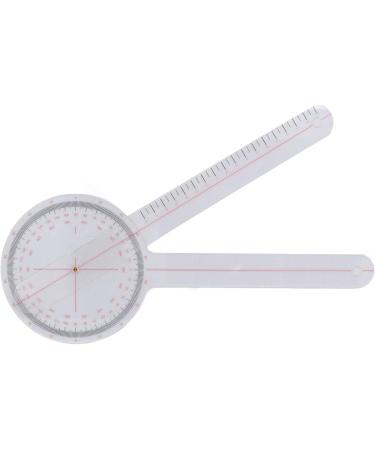 DKaony Physiotherapy Protractor Ruler Convenient Accurate Orthopedic Use Goniometer 0 -360 Easy to Measure for Hospital 12.5x9.2x5.6cm - Buy Online on SooperMarket.com