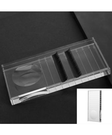 Buy Crystal Glass Eyelash Pallet - Durable Transparent Adhesive Holder for Extensions & Makeup - Buy Online on SooperMarket.com