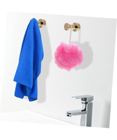 Cabilock 2pcs Bathroom Towel Hook Wall Mounted Hooks Bathroom Robe Brass Coat Hooks Brass Hook Wall Hanging - Buy Online on SooperMarket.com