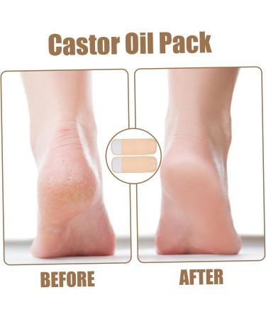 Buy Reusable Castor Oil Protection Belt - Adjustable Soft Cloth Compress for Foot (2 PCs) | Durable Castor Oil Packaging for Men & Women - Buy Online on SooperMarket.com