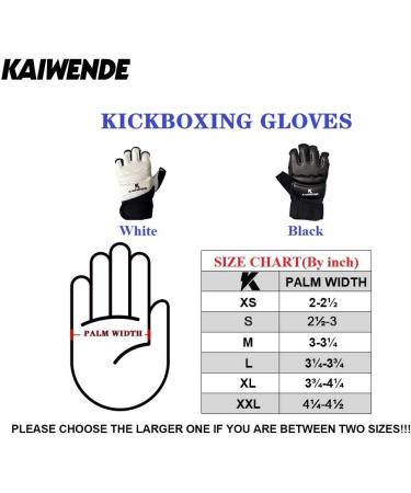 Half Finger Kickboxing Gloves - Ideal for Taekwondo, Muay Thai, Karate, and Cardio Kickboxing Class - Black Medium - Buy Online on SooperMarket.com