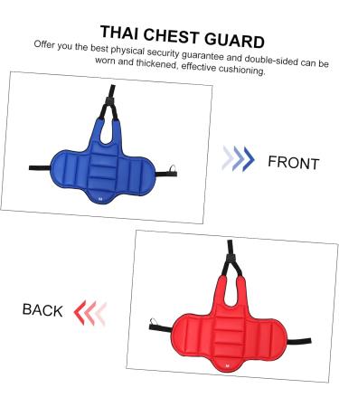 CLISPEED Kids Boxing Body Protector | Muay Thai/Taekwondo Chest Guard | Assorted Colors - 45x25CM - Buy Online on SooperMarket.com