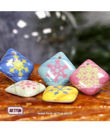 ArtFun Pack Epiphany 100 FEVES Flakes Kings Cake - King's Feves Premium - Buy Online on SooperMarket.com