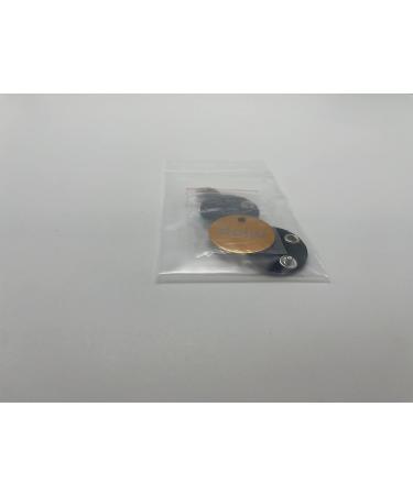Customizable Dog Brand Pocket with Push Button Engraving | Synthetic Leather | 30mm in Blue Black Red Yellow | Perfect for Tax Brands - Buy Online on SooperMarket.com
