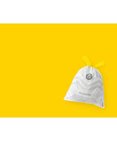 Brabantia Perfectfit Donation Pack Garbage Bags A (3L) - Extra Strong White (40 Bags) - Buy Online on SooperMarket.com