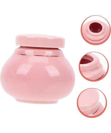 Didiseaon Storage Bottle Cans Coffee Lotion Face Cream Containers Lotion Sub Bottle Bulk Travel Lotion Chinese Food Containers Bulk Jars Buttercream Travel Jar Ceramics Pink Household Powder 6x5.5cm Pink - Buy Online on SooperMarket.com