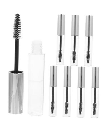 8pcs Mascara Empty Tube Lash Tech Supplies Must Haves Women Lash Tubes Miss Gold and Silver Mini