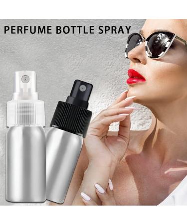 Herbest Aluminum 100ml Mini Fine Fog Spray Bottles - Refillable Empty Bottles for Perfume Cosmetics & Essential Oils - Buy Online on SooperMarket.com