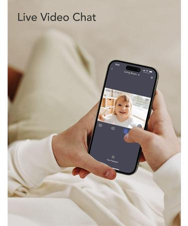 Nooie 1080P Baby Monitor Camera with Night Vision, Motion/Sound Detection, 2.4G WiFi Home Security, Alexa Compatible - 1 Pack - Buy Online on SooperMarket.com