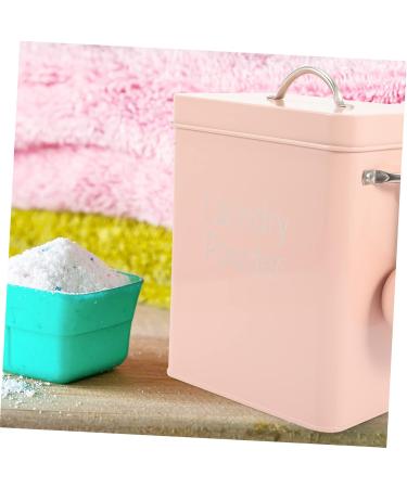 Box washing powder bucket food containers metal laundry powder tin metal laundry powder holder iron - Buy Online on SooperMarket.com