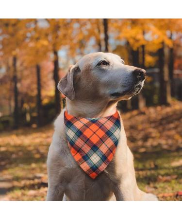 SLSON 14 Pack Dog Bandanas Plaid Dog Scarf Washable Triangle Pet Bibs Kerchief for Puppy Small Dog and Medium Dog Cat Pets - Buy Online on SooperMarket.com