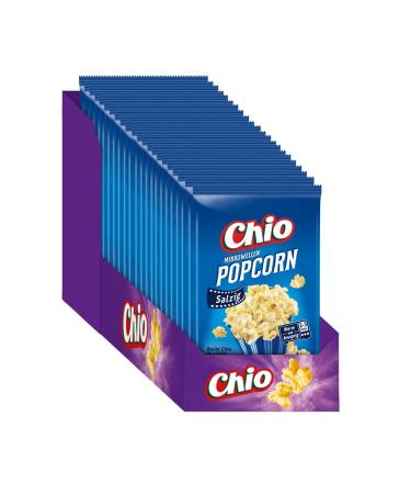 Chio Microwavable Popcorn Salty 22 pack (22 x 100g) NEW Salty