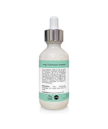 Organic Marula Oil for Face - Luxury Facial Oil for Women | Moisturizer for Skin, Hair & Nails - 2oz by Brookethorne Naturals - Buy Online on SooperMarket.com