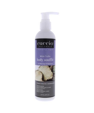Cuccio Naturale White Truffle Body Souffl - Smoothing Nourishing Body Treatment For Long Lasting Hydration and Dry Skin Relief - Lightweight Non-Greasy Formula - Natural and Cruelty Free - 8 oz