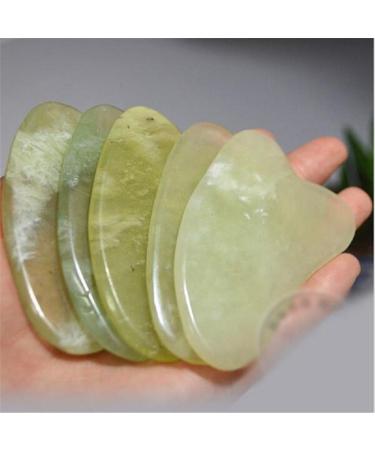 WEISIPU 5-Piece Jade Gua Sha Facial Massage Set | Natural Scraping Tool for Skin Care & Relaxation - Ideal for All Skin Types - Buy Online on SooperMarket.com