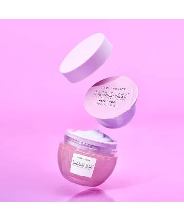 Glow Recipe Plum Plump Hyaluronic Acid Face Cream - Hydrating Moisturizer with Polyglutamic Acid & Ice Willowherb - 50ml - Buy Online on SooperMarket.com