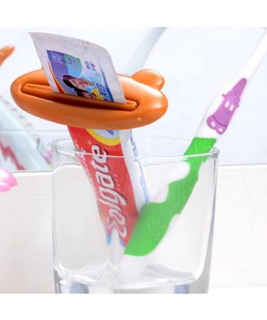 Virtcooy Pet Toothpaste Squeezer | Cartoon Animal Toothpaste Dispenser - Bear Shaped Panda Frog Cute Toothpaste Extruder Bathroom Accessories Ours - Buy Online on SooperMarket.com
