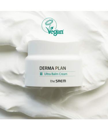 SAEM Derma Plan Ultra Balm Cream 60ml | Ceramide & Shea Butter Hydrating Facial Cream | Vegan & Hypoallergenic Skin Care - Buy Online on SooperMarket.com