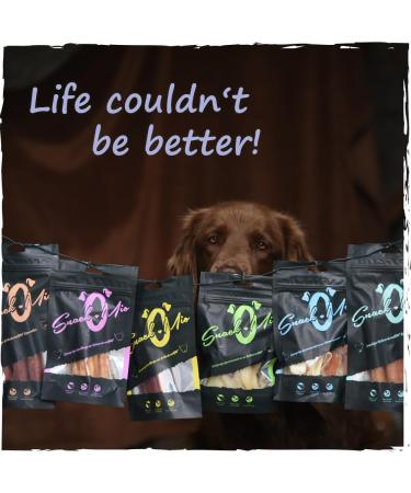 SnackOMio Premium Rabbit Chew Bones for Dogs - Tasty 120g Snack | International Shipping Available - Buy Online on SooperMarket.com