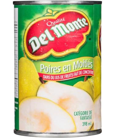 Del Monte Pear Halves in Juice 398 ml Pack of 12 - Buy Online on SooperMarket.com
