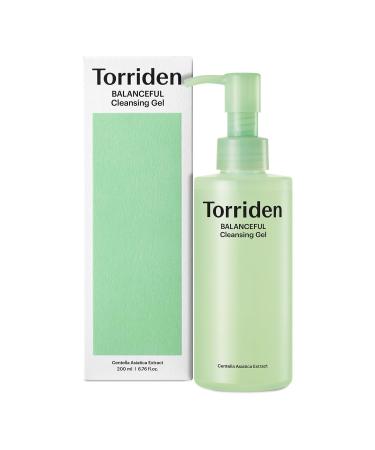 Torriden BALANCEFUL Cica Cleansing Gel 6.76 fl. oz. Daily Facial Cleanser that Soothes Calms and Hydrates with 5 different Centella Asiatica Extracts
