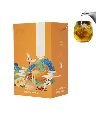Daily Liver Nourishing Tea 18-Flavor Herbal Chrysanthemun Cassia Seeds Liver Soothing Tea Everyday Nourishing Liver Tea (1 Box)
