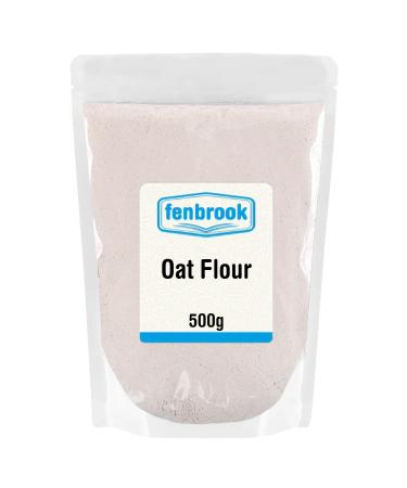Oat Flour 500g by Fenbrook Low-Carb Oat Flour with Protein & Dietary Fiber Vegan for Baking Cooking & More Non-GMO