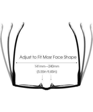 JM 4 Pack Vintage Round Spring Hinge Reading Glasses for Men & Women +1.0 Mixed Color Set - Buy Online on SooperMarket.com