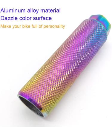 Mantain 4 Pcs Aluminum Alloy Bike Pegs, Anti-Skid, Dazzle Color Surface, Fit 3/8 inch Axles - Buy Online on SooperMarket.com