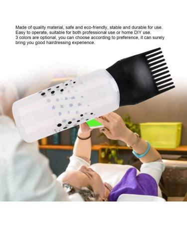 Serlium Hair Oil Applicator Bottle 160ml - Lightweight Root Comb for Scalp Treatment & Hair Coloring Dye - Black - Buy Online on SooperMarket.com
