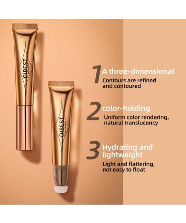 Paminify Contour Beauty Wand: Liquid Milk Contour Stick - Grey Shade, Natural Matte Finish, Lightweight & Cruelty-Free - Buy Online on SooperMarket.com