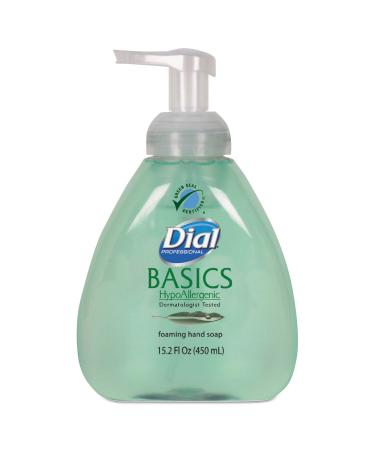 Dial Professional 98609 Basics Foaming Hand Soap Original Honeysuckle 15.2 oz Pump Bottle 4/CT (DIA98609)