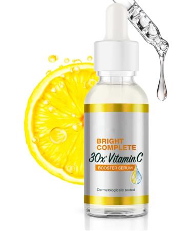 Shefave Vitamin C Serum for Face - Dark Spot Remover - Face Serum with 30x Vitamin C and Hyaluronic Acid - Anti-Dark Spot Serum - Fading Dark Spots for Tired Pale Skin