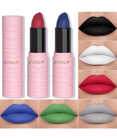 Matte Lipstick & Festival Green Lip Tint - High Pigment Waterproof Gloss for Halloween & Daily Use | LC05 - Buy Online on SooperMarket.com