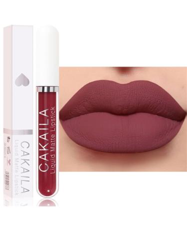 Yueci Matte Lip Gloss Lipstick - Long-Lasting Moisturizing & Waterproof 12H - Non-Stick Non-Fading - 1 ml Pack #06 - Buy Online on SooperMarket.com