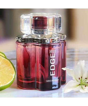 Swiss Arabian Miss EDGE - Luxury Products From Dubai - Long Lasting Addictive Personal EDP Spray Fragrance - Seductive Signature Aroma - 3.4 Oz - Buy Online on SooperMarket.com