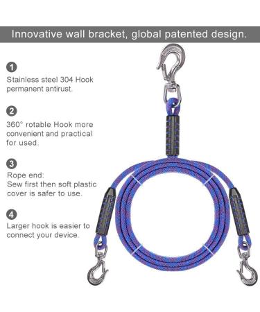 24 ft Heavy Duty Boat Tow Harness with 3 Stainless Steel Hooks by SELEWARE - Buy Online on SooperMarket.com