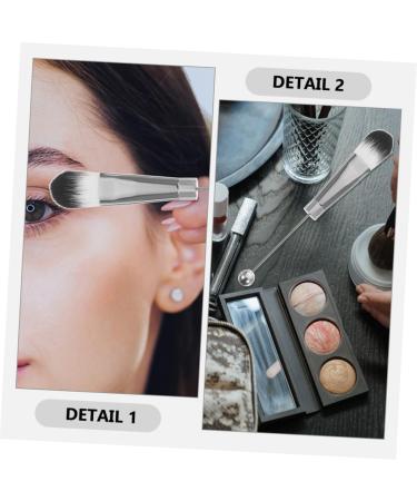 Gogogmee 2 Sets Metal Handle Makeup Brush Brow Brush Eye Shadow Eyeshadow Brush Make up Oblique Head Beaded - Buy Online on SooperMarket.com